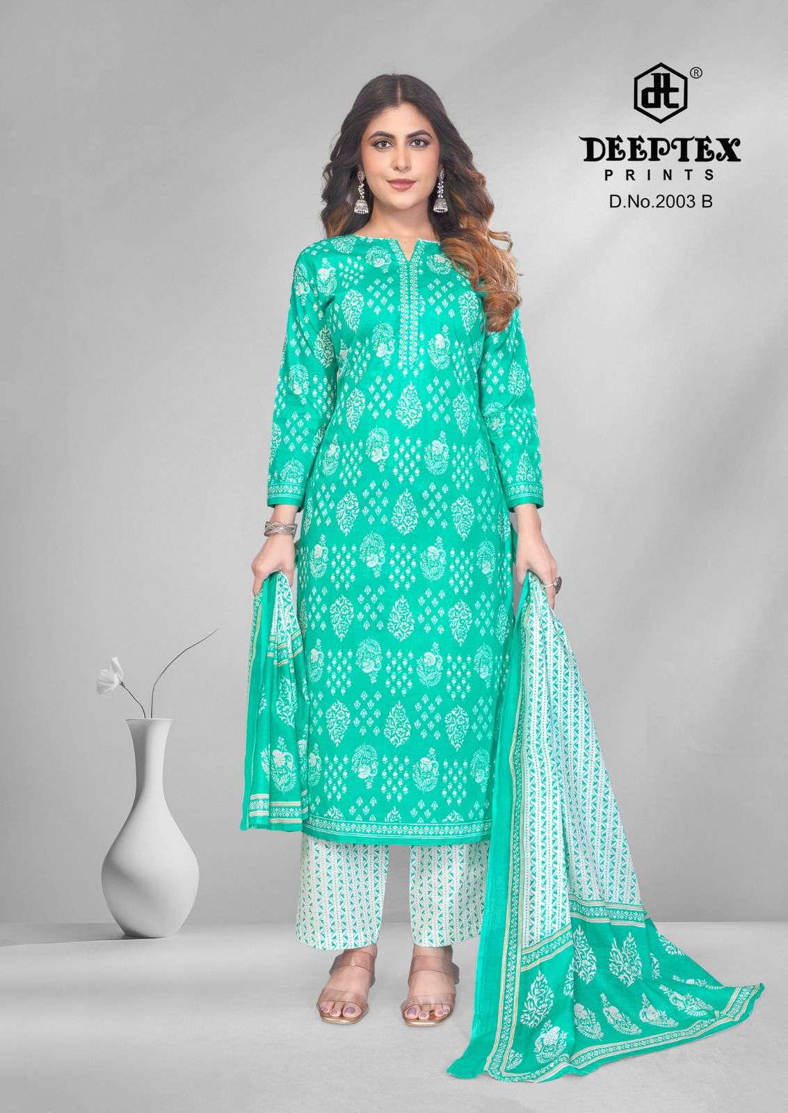 Deeptex 4 Colour Vol 2 Pure Cotton Dress Material - Amrah Wholesale