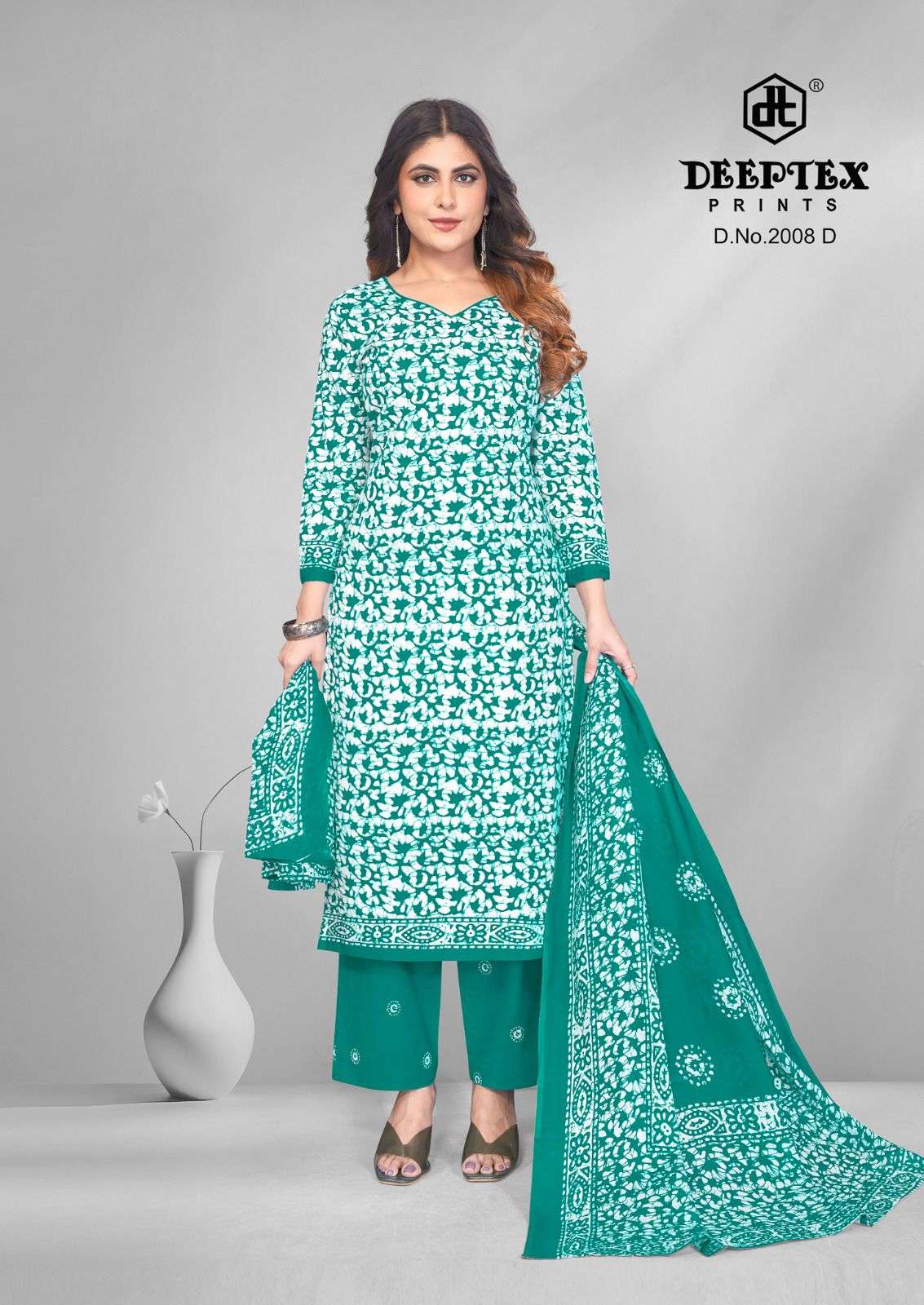 Deeptex 4 Colour Vol 2 Pure Cotton Dress Material - Amrah Wholesale