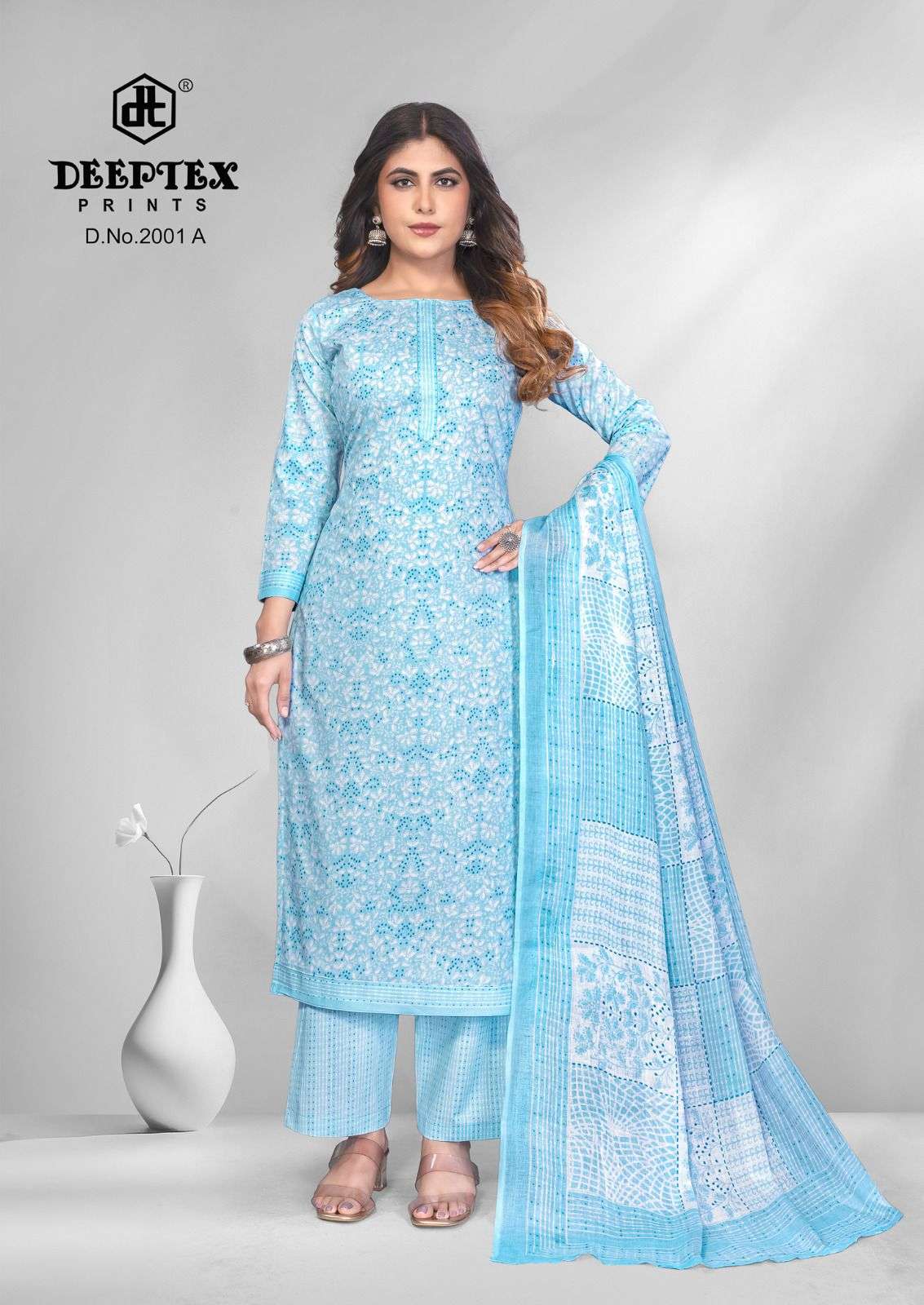 Deeptex 4 Colour Vol 2 Pure Cotton Dress Material - Amrah Wholesale