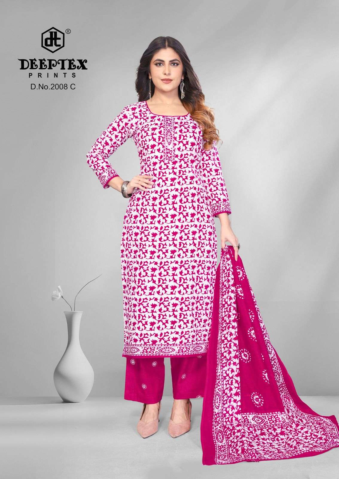 Deeptex 4 Colour Vol 2 Pure Cotton Dress Material - Amrah Wholesale