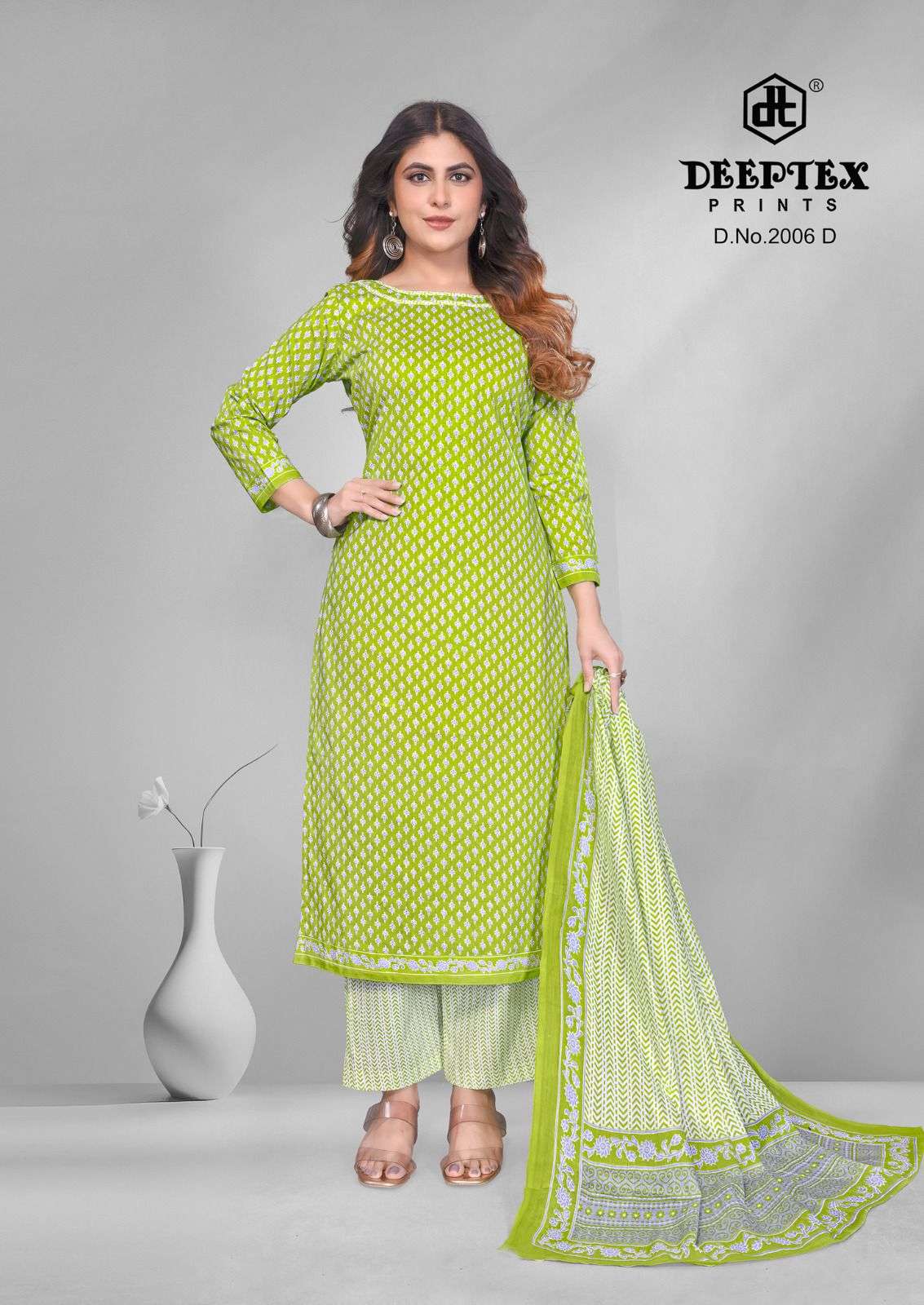 Deeptex 4 Colour Vol 2 Pure Cotton Dress Material - Amrah Wholesale