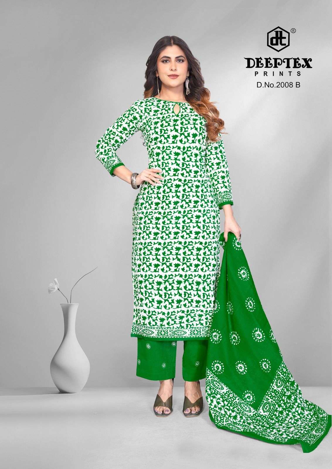 Deeptex 4 Colour Vol 2 Pure Cotton Dress Material - Amrah Wholesale