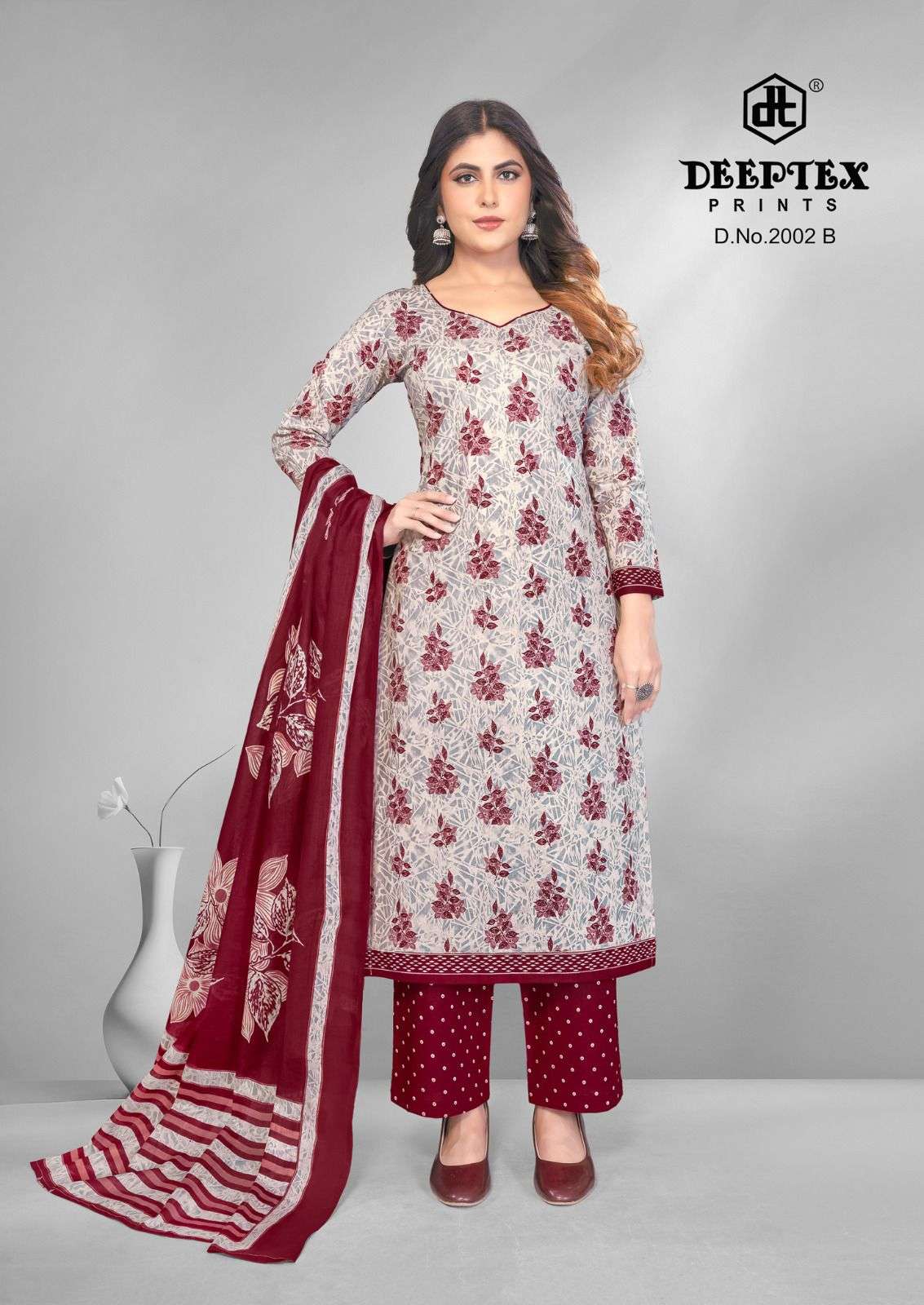 Deeptex 4 Colour Vol 2 Pure Cotton Dress Material - Amrah Wholesale