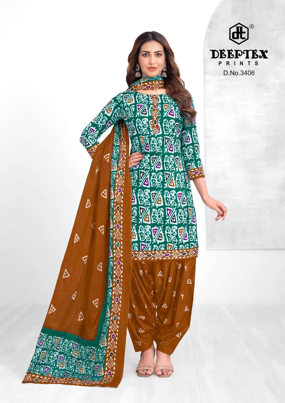DEEPTEX BATIK VOL - 34 Cotton Dress Material Wholesale Surat India - Amrah Wholesale