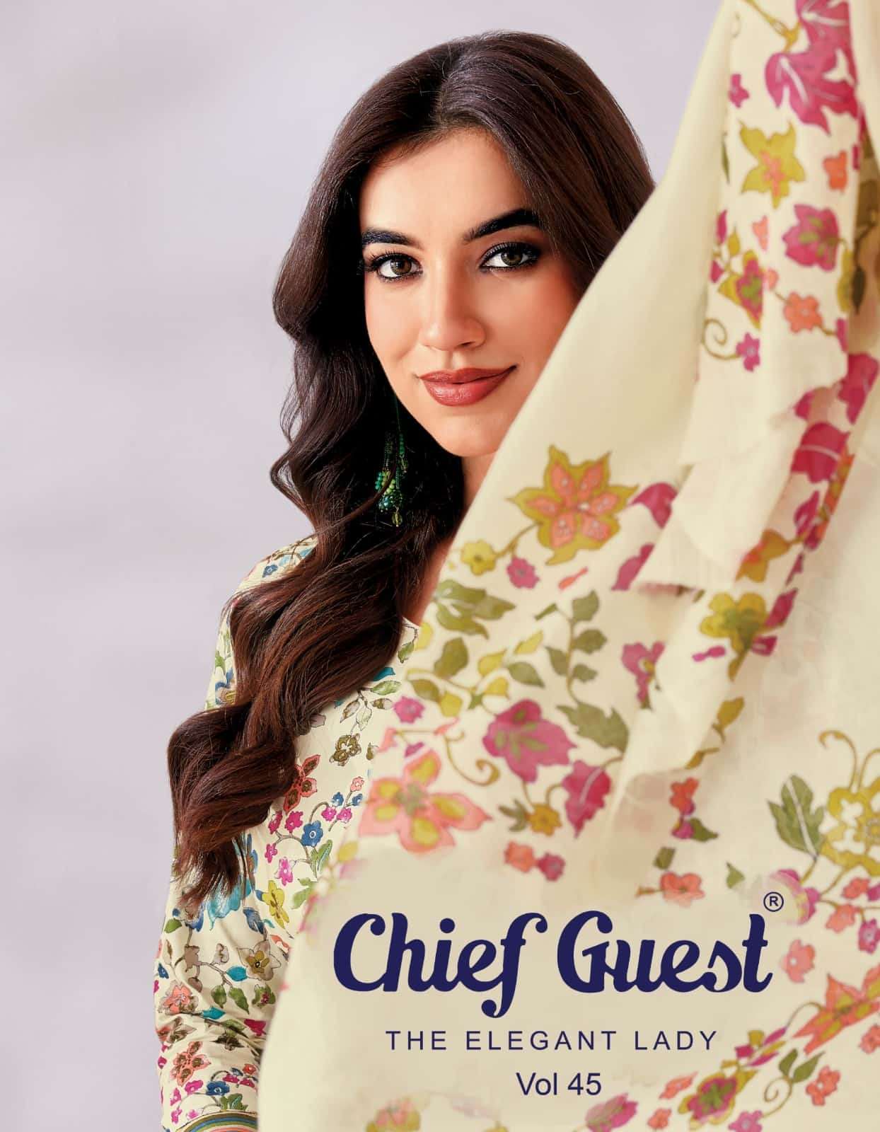 Deeptex Chief Guest Vol 45 Heavy Cotton Dress Material