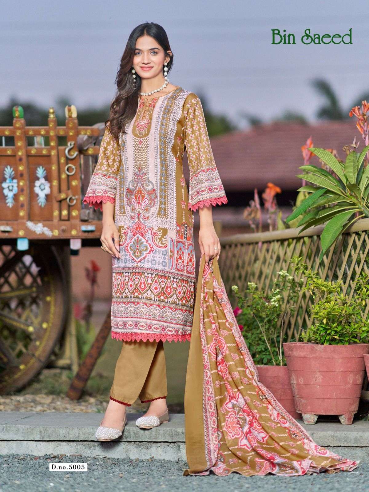 Ganesha Bin Saeed Vol - 5 Pakistani Suit Wholesale Catalogue - Amrah Wholesale
