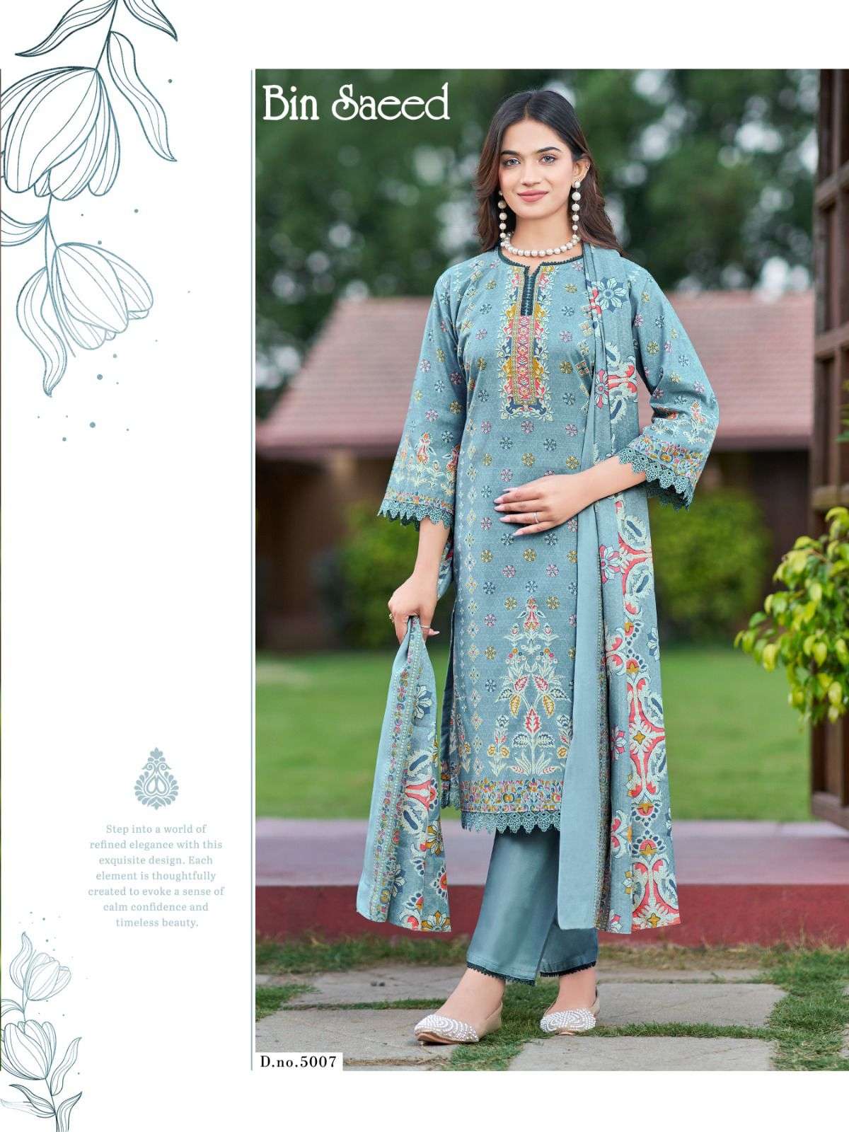 Ganesha Bin Saeed Vol - 5 Pakistani Suit Wholesale Catalogue - Amrah Wholesale