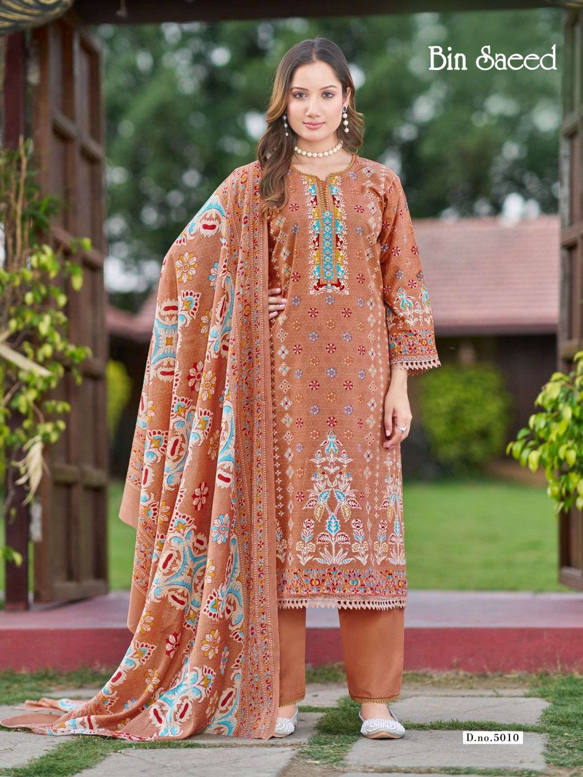 Ganesha Bin Saeed Vol - 5 Pakistani Suit Wholesale Catalogue - Amrah Wholesale