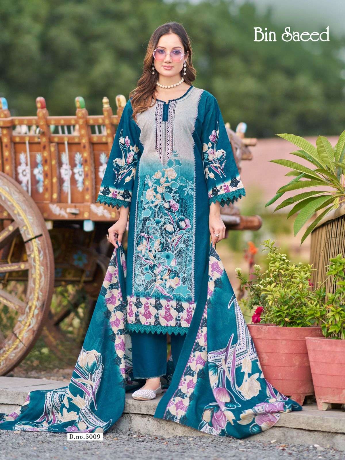 Ganesha Bin Saeed Vol - 5 Pakistani Suit Wholesale Catalogue - Amrah Wholesale