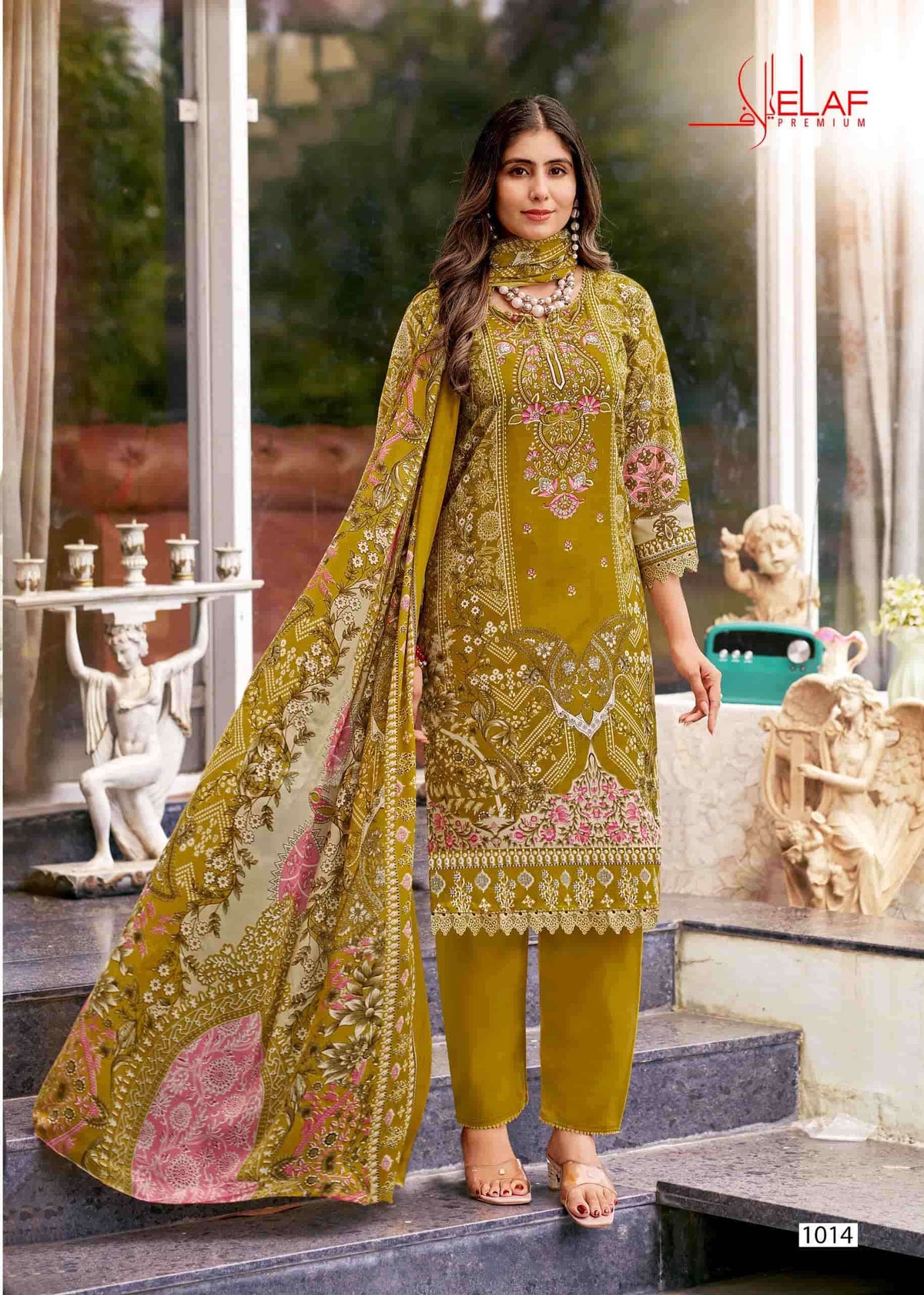 Ganesha Elaf Premium Vol 1 Readymade Karachi Cotton Suit Set