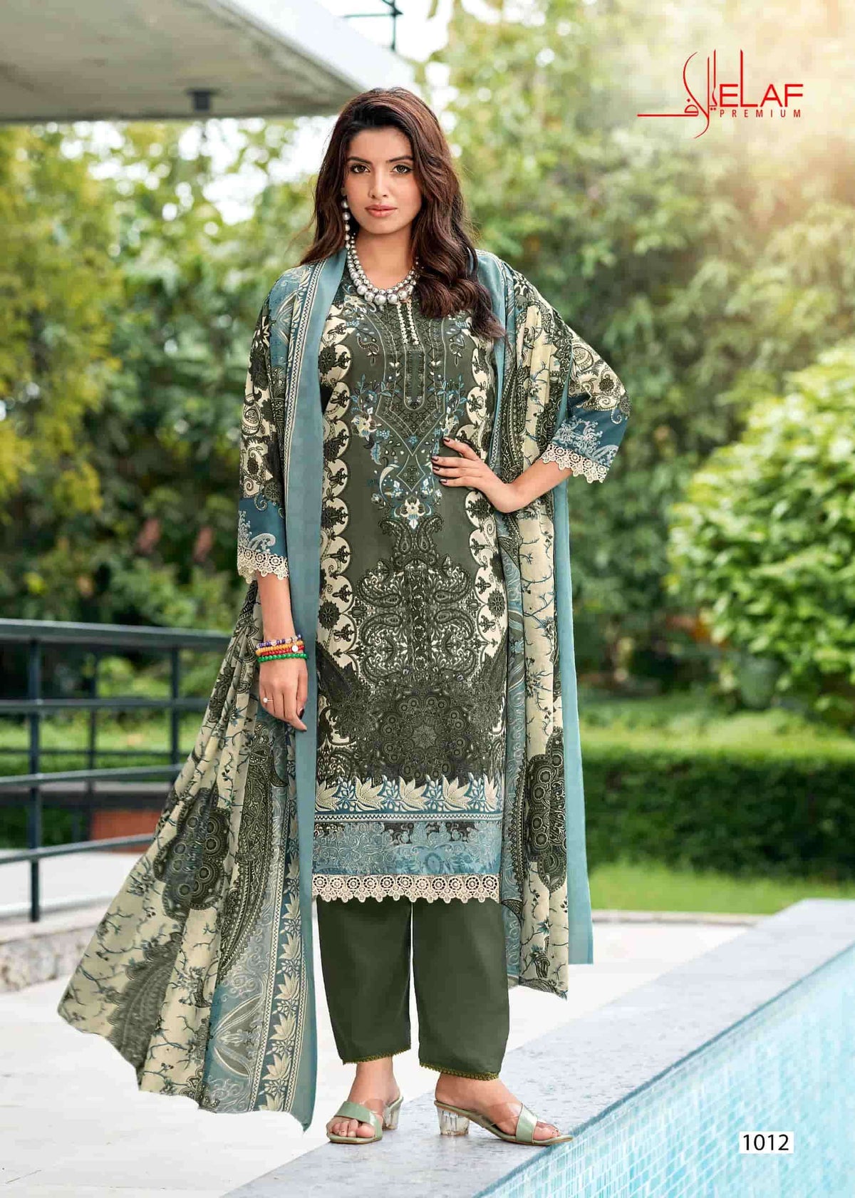 Ganesha Elaf Premium Vol 1 Readymade Karachi Cotton Suit Set