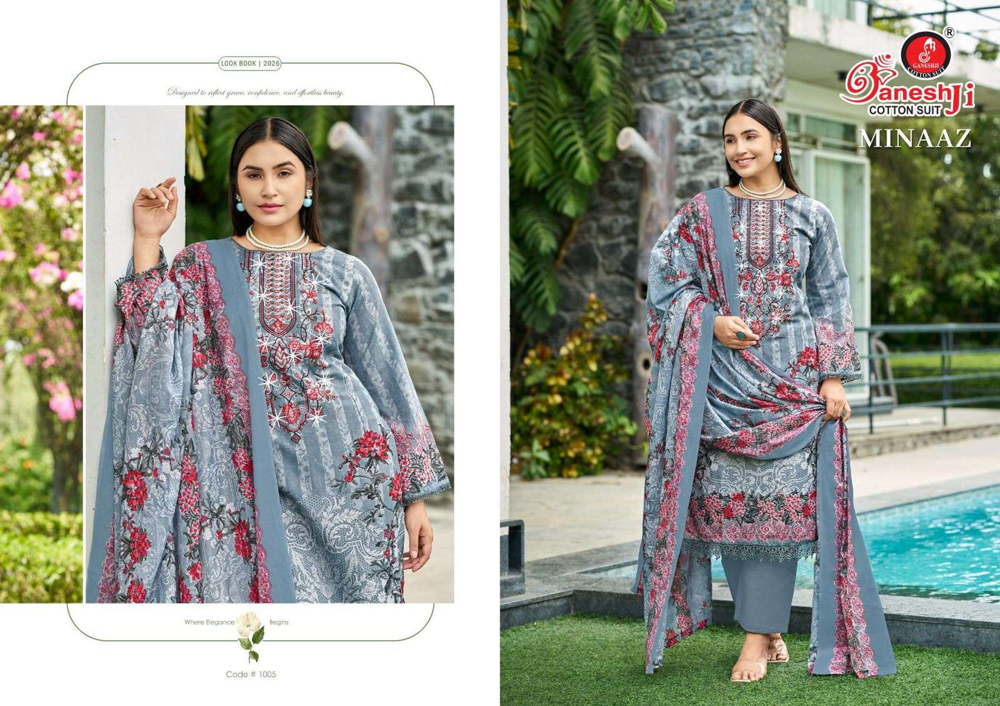 Ganeshji Minaaz Vol - 1 Pakistani Suit Wholesale Catalogue - Amrah Wholesale