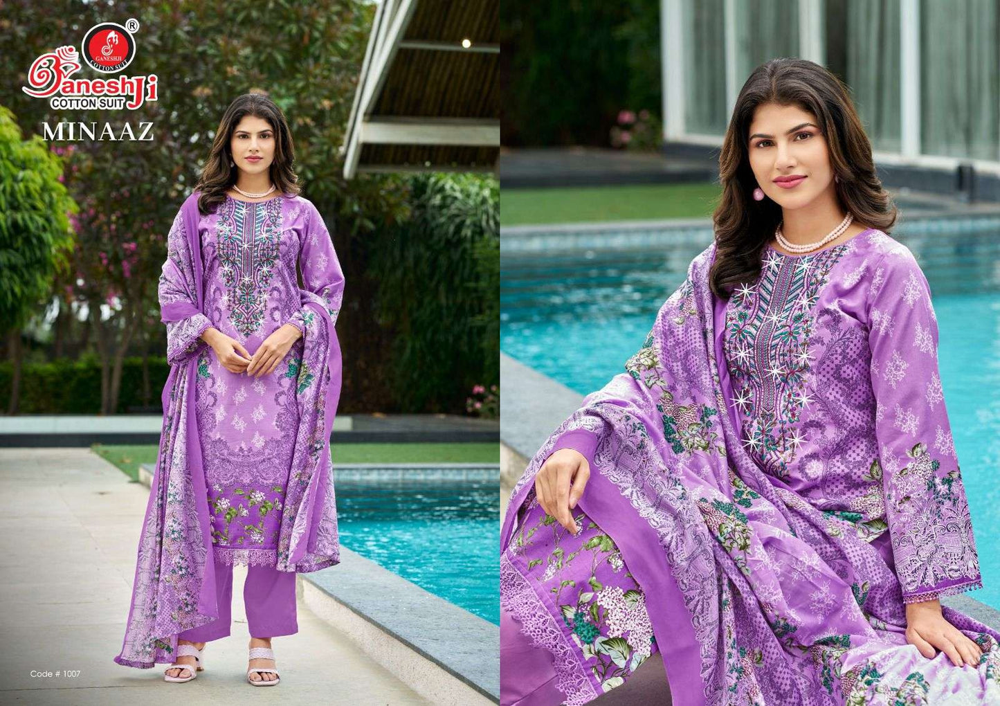 Ganeshji Minaaz Vol - 1 Pakistani Suit Wholesale Catalogue - Amrah Wholesale