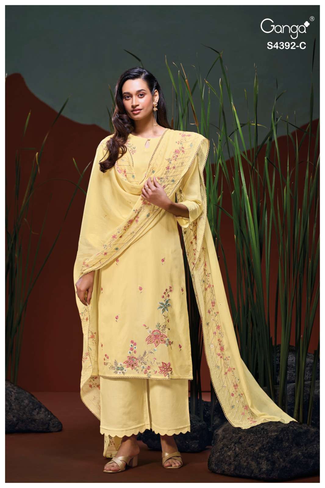 Ganga Fashion Aezra 4392 - Amrah Wholesale