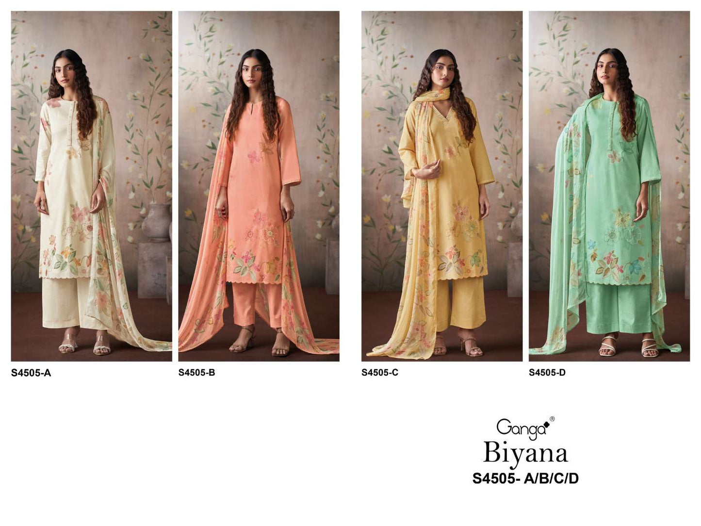 Ganga Fashion Biyana 4505