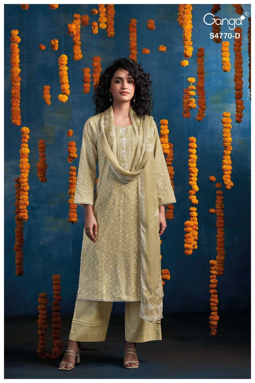 Ganga Blaise 4770 Dress Material Wholesale Catalogue - Amrah Wholesale
