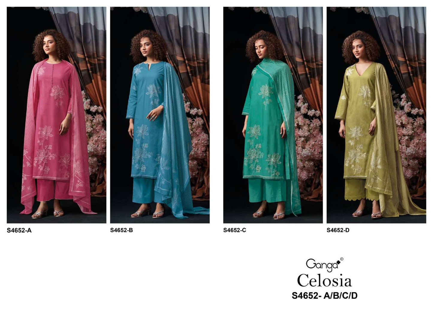 Ganga Fashion Celosia 4652 - Amrah Wholesale