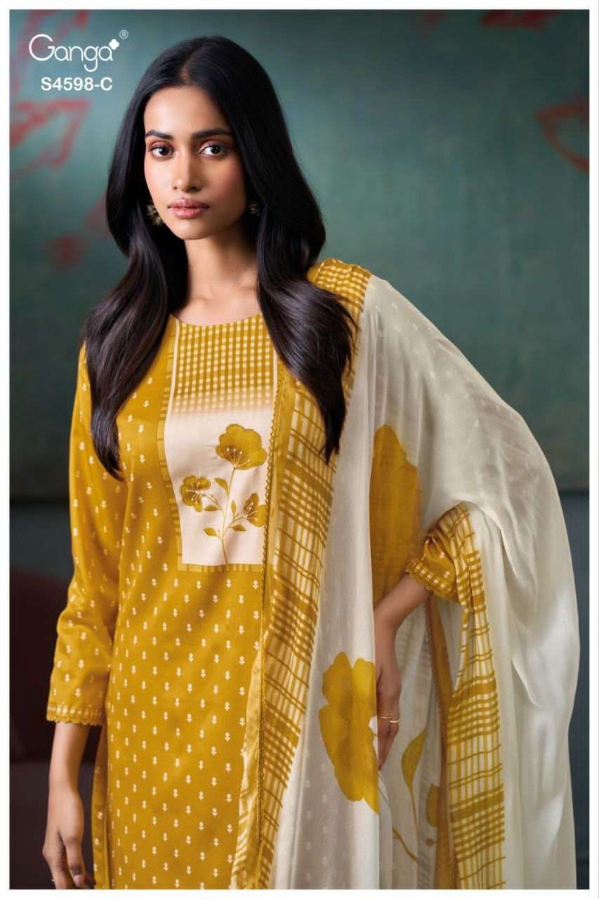 Ganga Fashion Binal 4598 - Amrah Wholesale
