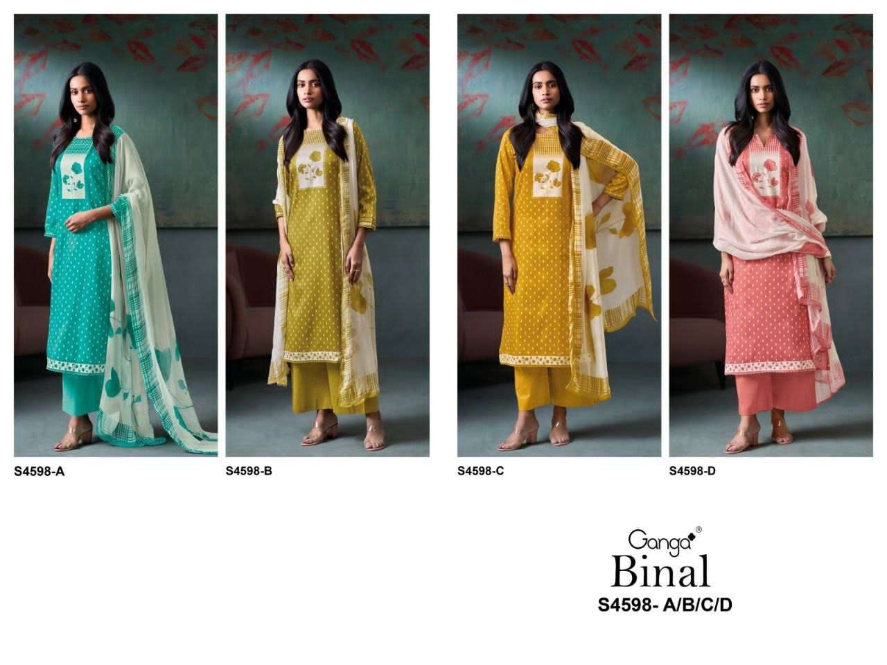 Ganga Fashion Binal 4598 - Amrah Wholesale