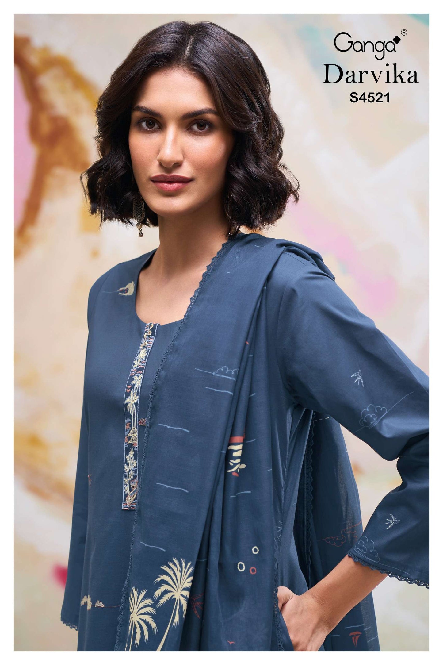 Ganga Fashion Darvika 4521 - Amrah Wholesale