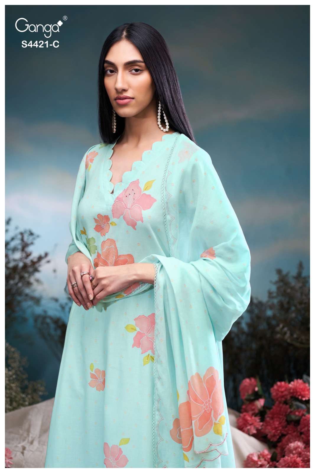 Ganga Fashion Finora 4421