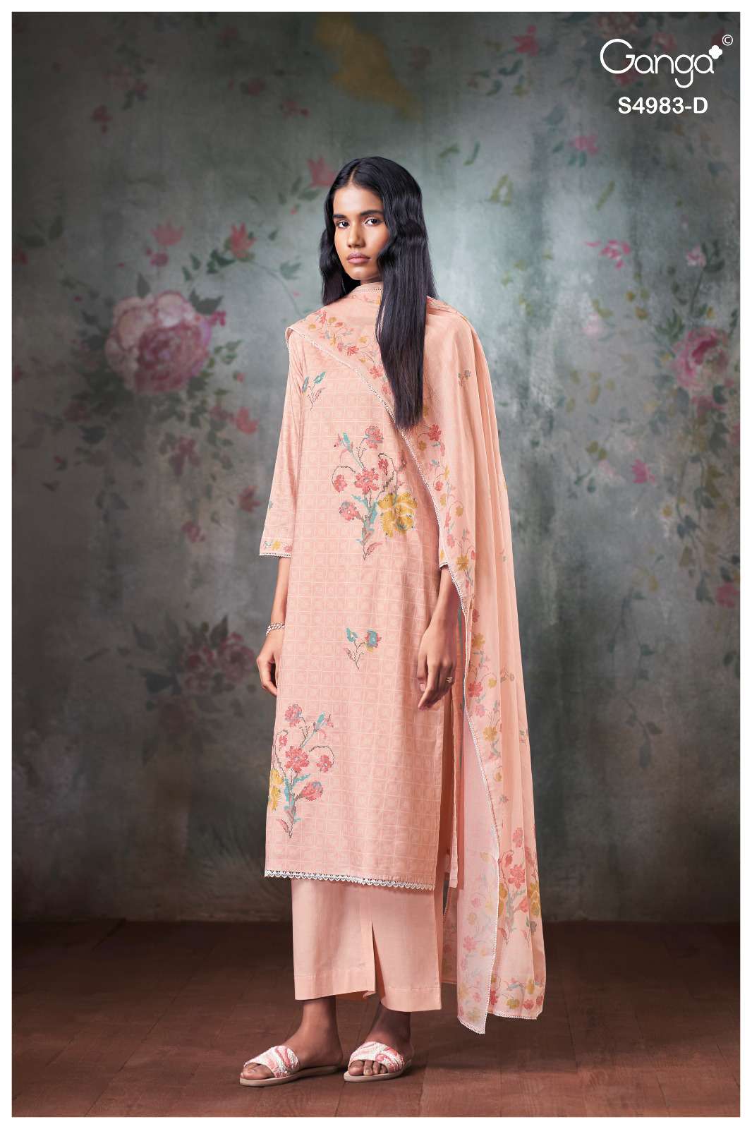 Ganga Fashion Fiyara 4983 Premium Cotton Dress Material