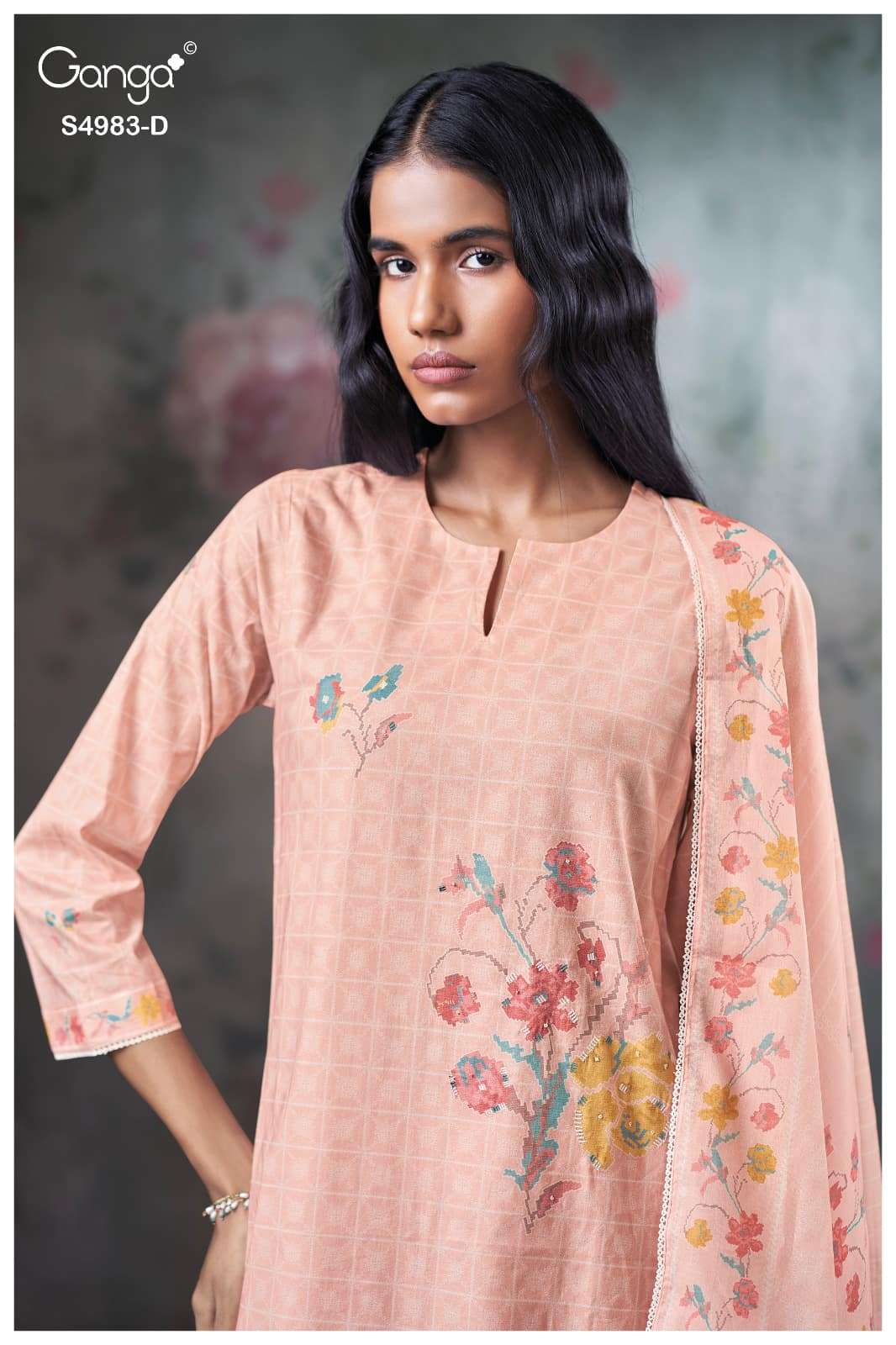 Ganga Fashion Fiyara 4983 Premium Cotton Dress Material