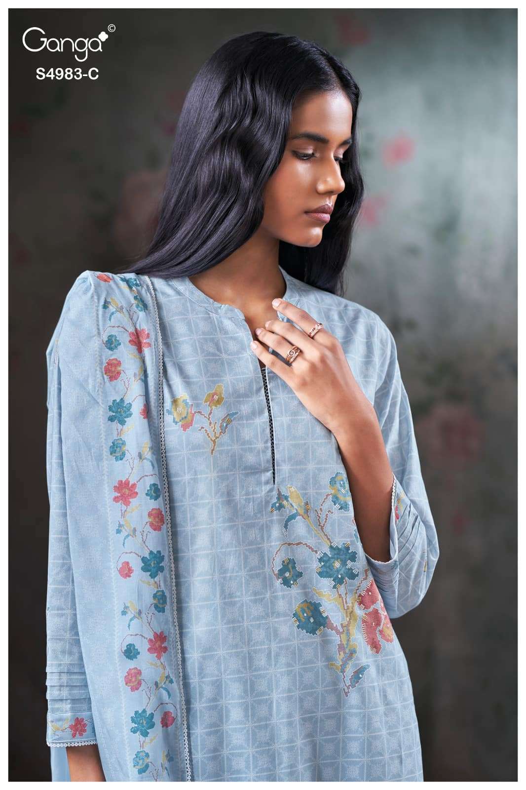 Ganga Fashion Fiyara 4983 Premium Cotton Dress Material