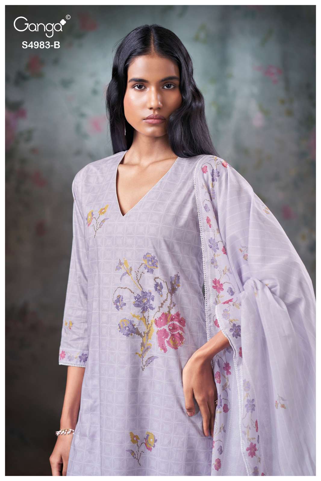 Ganga Fashion Fiyara 4983 Premium Cotton Dress Material