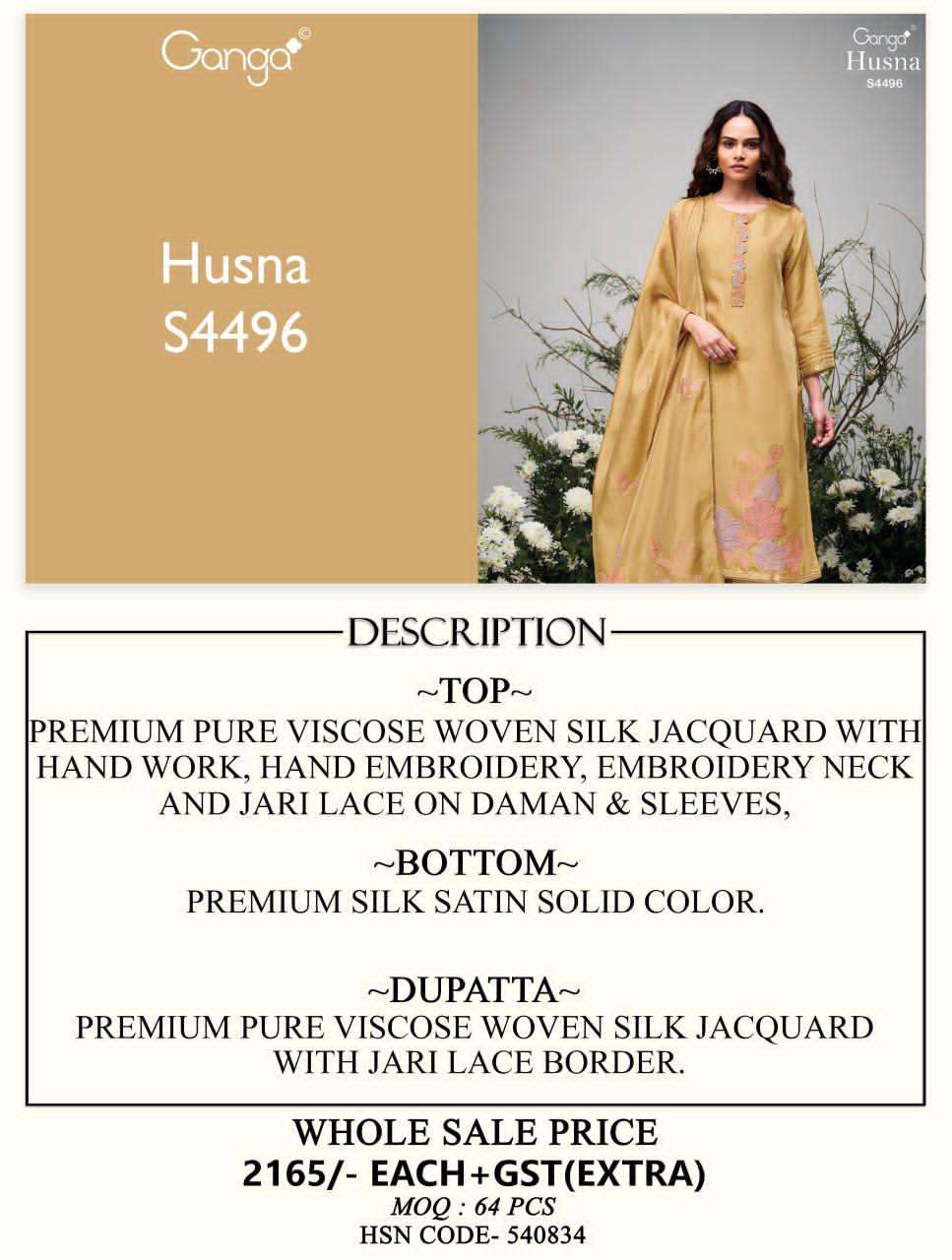 Ganga Fashion Husna 4496 - Amrah Wholesale