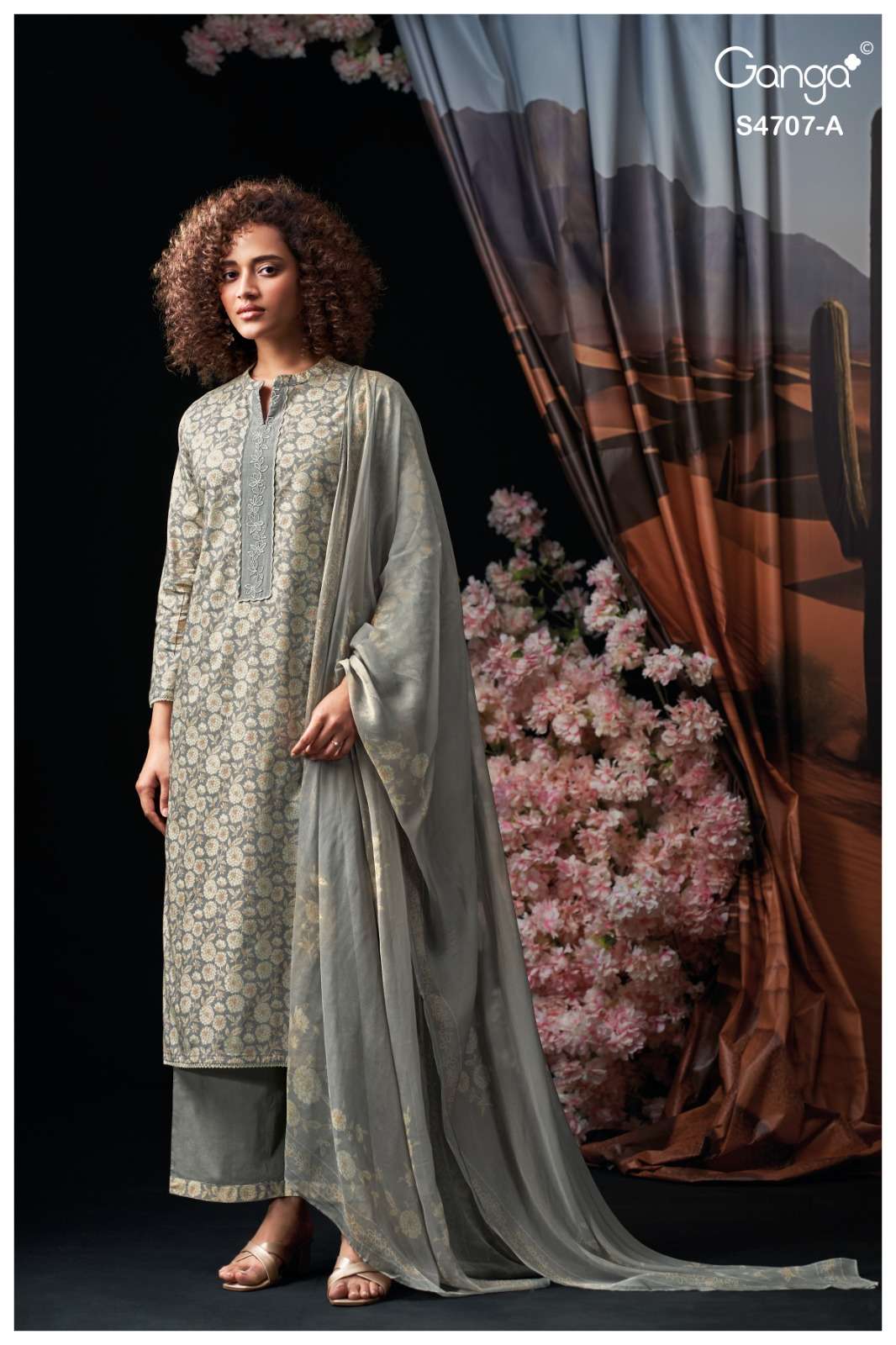 Ganga Fashion Miyanshi 4707 Cotton Dress Material - Amrah Wholesale