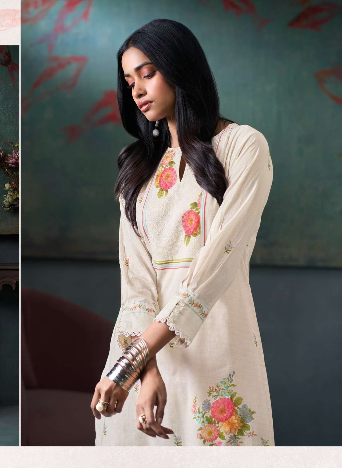 Ganga Fashion Moh Cotton Salwar Suit Set Wholesale - Amrah Wholesale