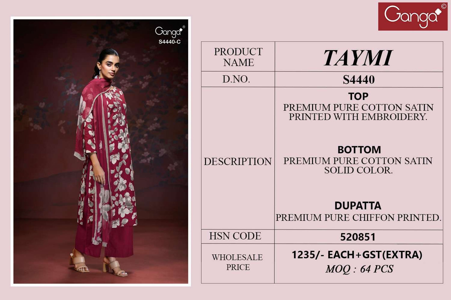 Ganga Fashion Taymi 4440
