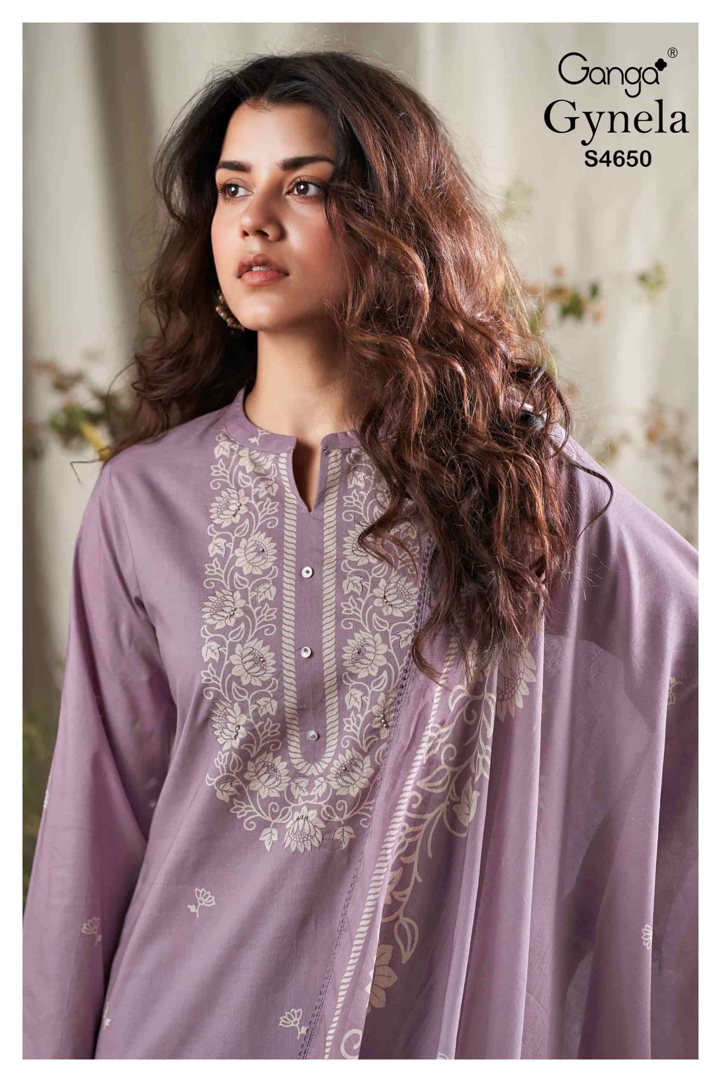 Ganga Fashion Gynela 4650 Premium Cotton Dress Material - Amrah Wholesale
