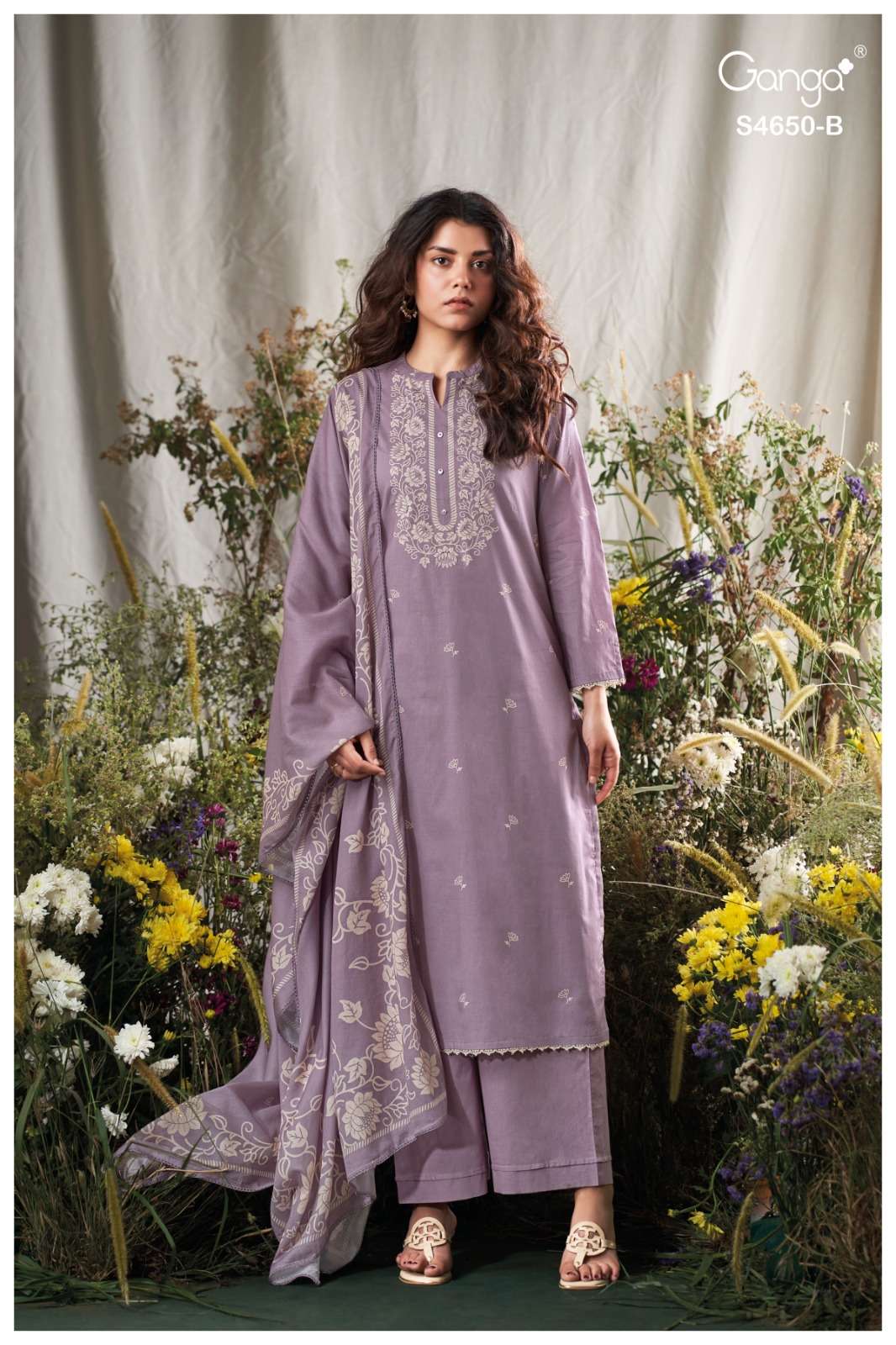 Ganga Fashion Gynela 4650 Premium Cotton Dress Material - Amrah Wholesale