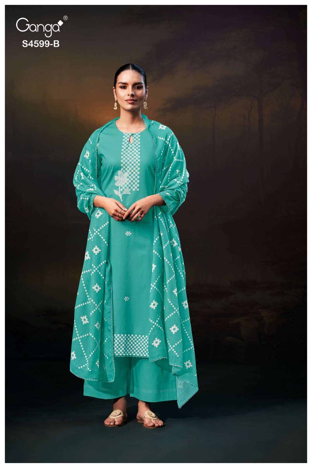 Ganga Iylae 4599 - Amrah Wholesale