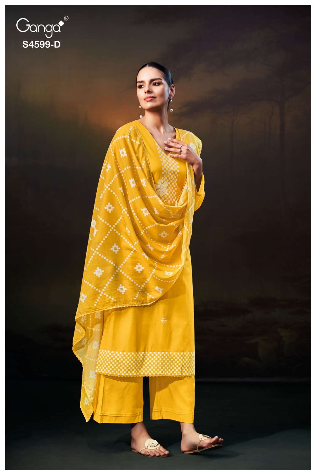 Ganga Iylae 4599 - Amrah Wholesale