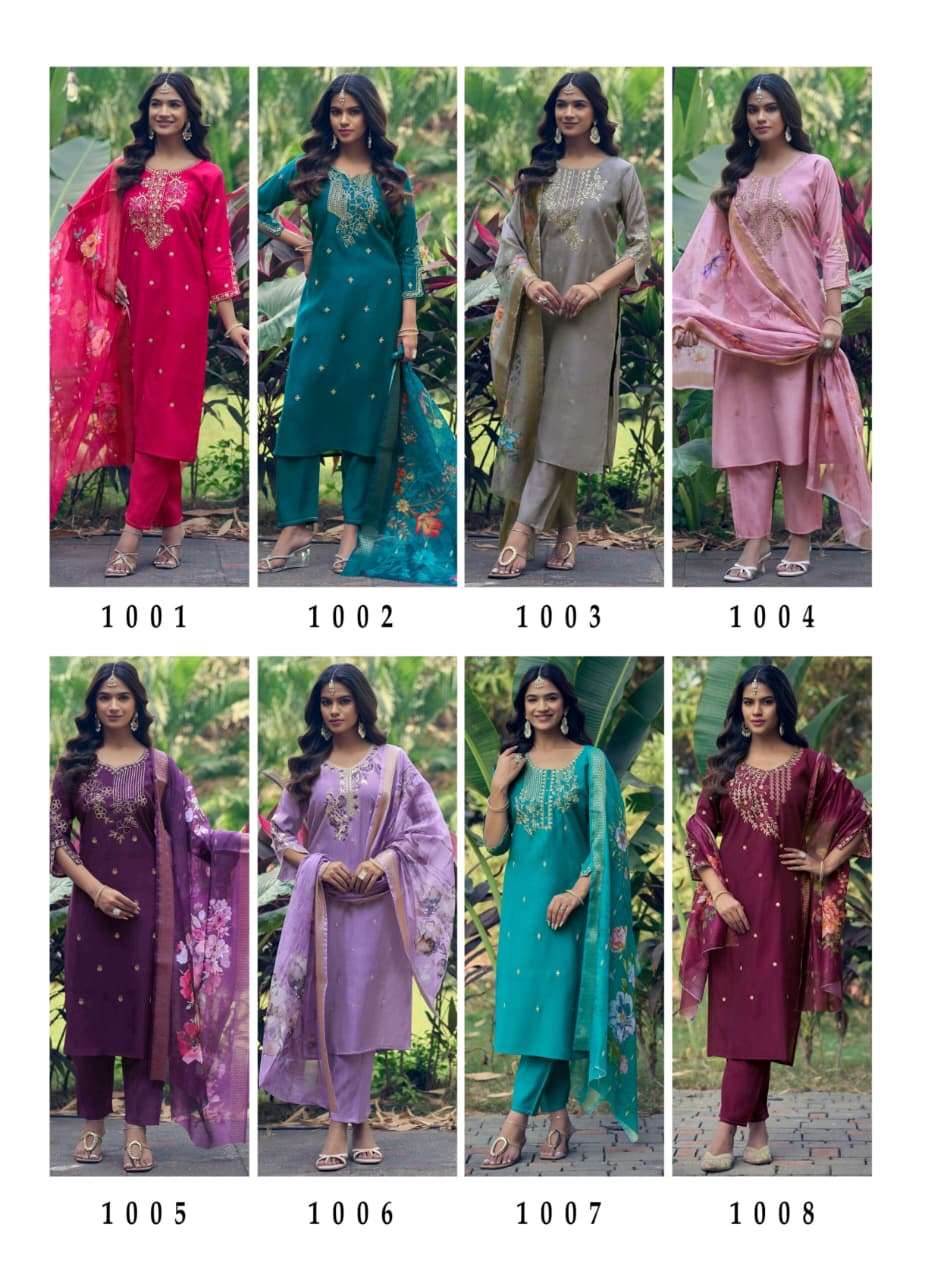 Girnar Dhvani Vol 1 Roman Silk Salwar Suit Set