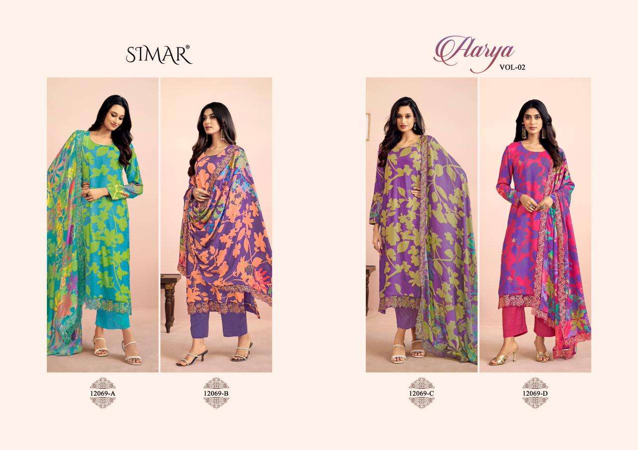 Glossy Simar Aarya Vol 2 - Amrah Wholesale