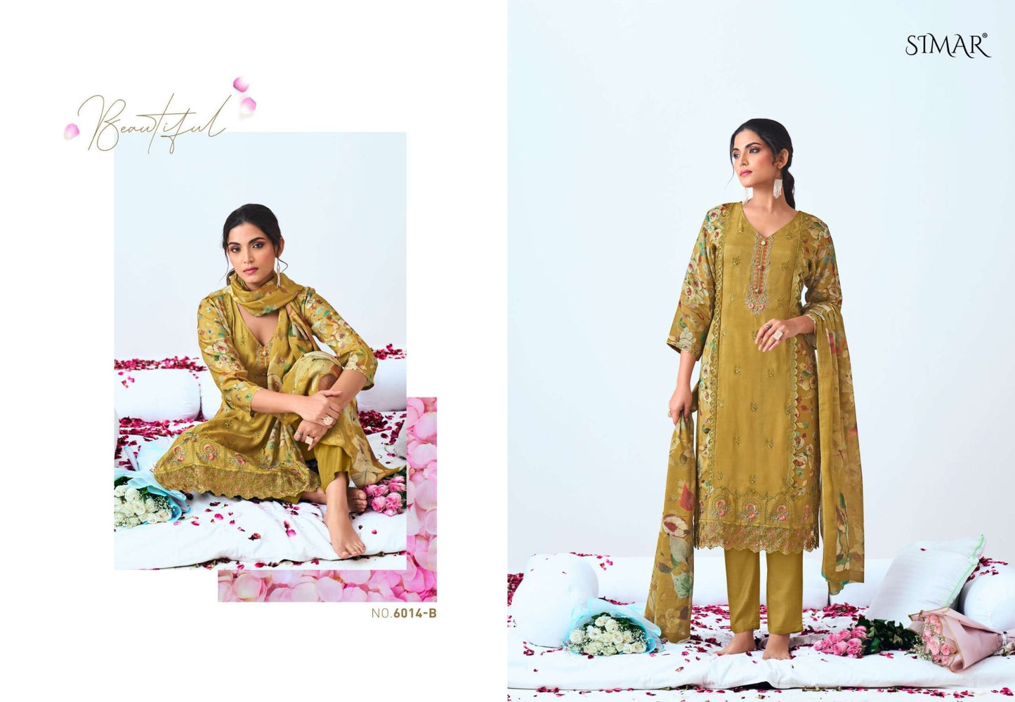 Glossy Phoolika 6014 - Amrah Wholesale