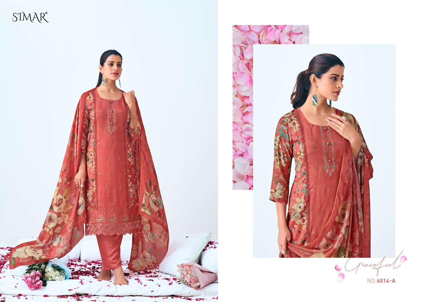 Glossy Phoolika 6014 - Amrah Wholesale