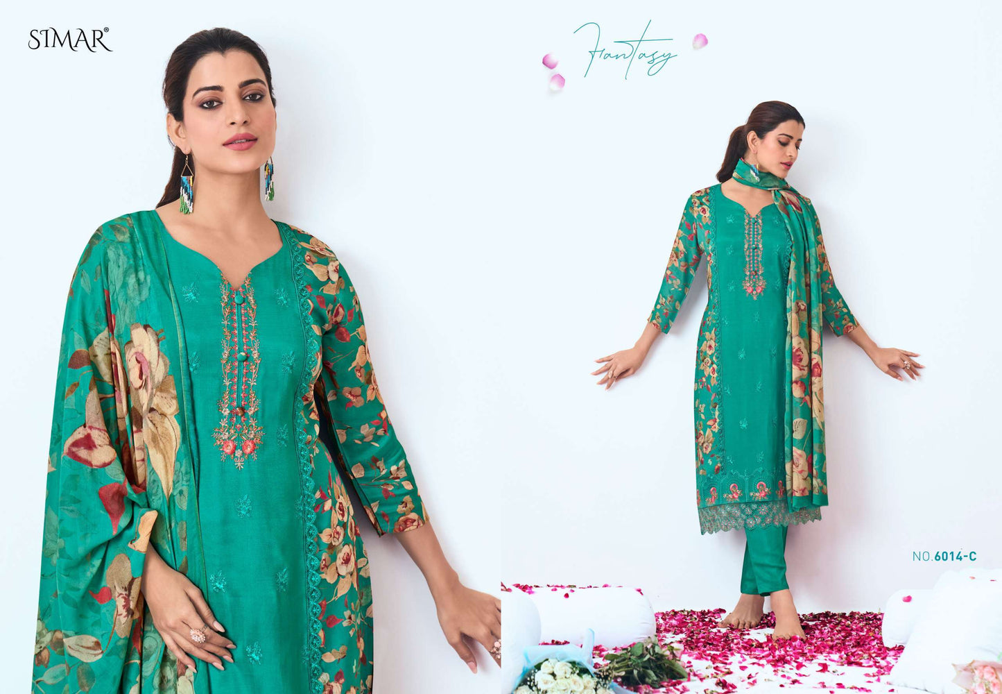 Glossy Phoolika 6014 - Amrah Wholesale