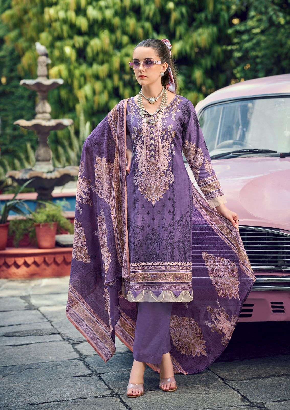 Ishaal Print Gulmohar Vol-38 38001-38010 Pure Lawn Pakistani