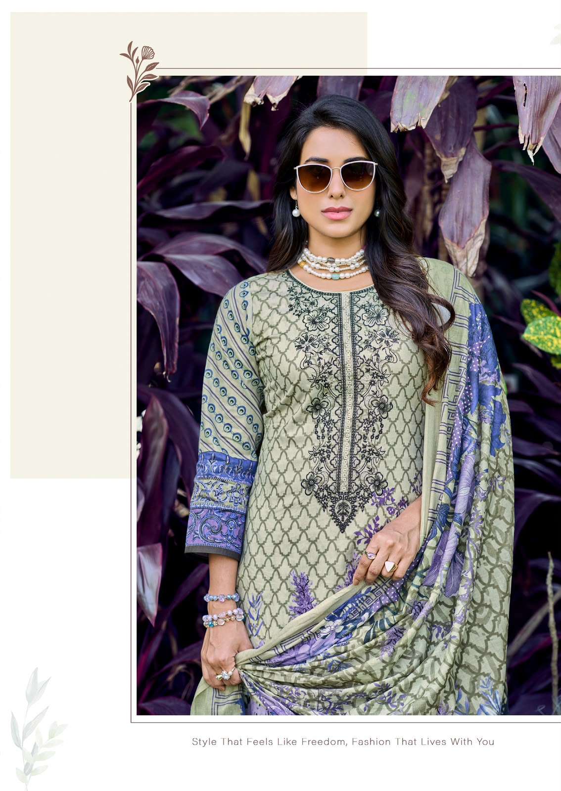 Ishaal Print Mah E Noor Vol 4 Pure Lawn Dress Material - Amrah Wholesale