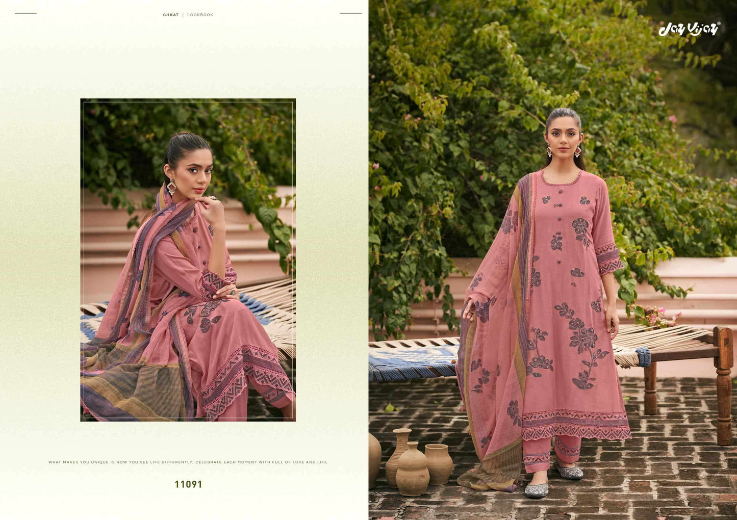 Jay Vijay Chhat Dress Material Wholesale Catalogue - Amrah Wholesale