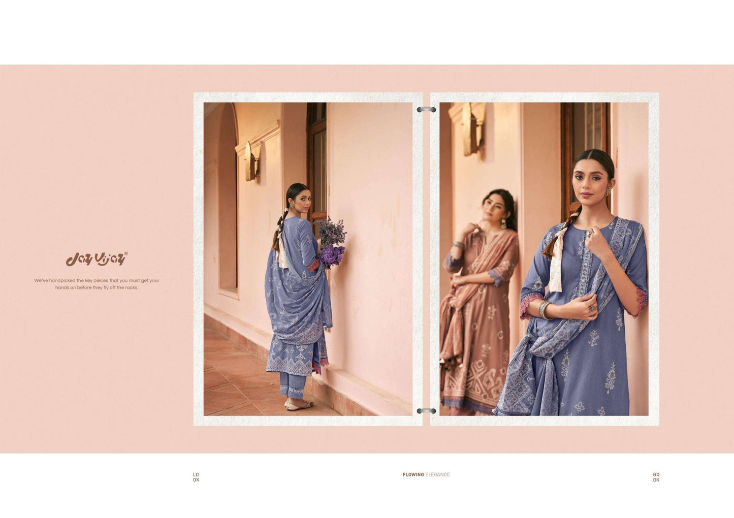 Jay Vijay Jhoom Organdy Dress Material Wholesale - Amrah Wholesale