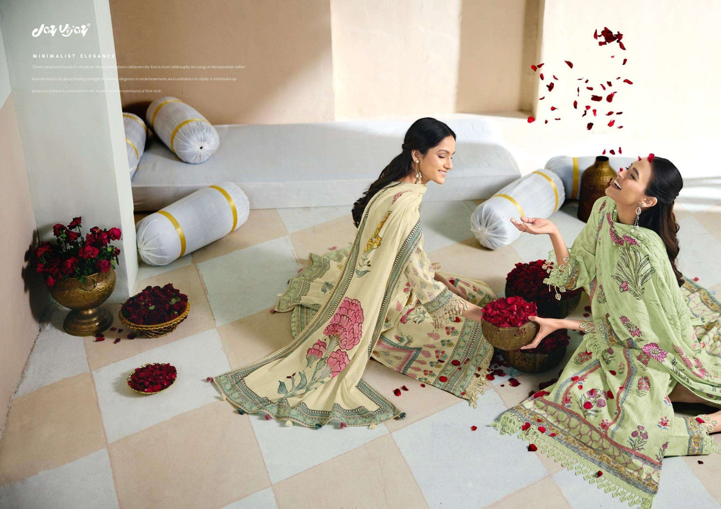 Jay Vijay Pranaya Premium Cotton Dress Material - Amrah Wholesale