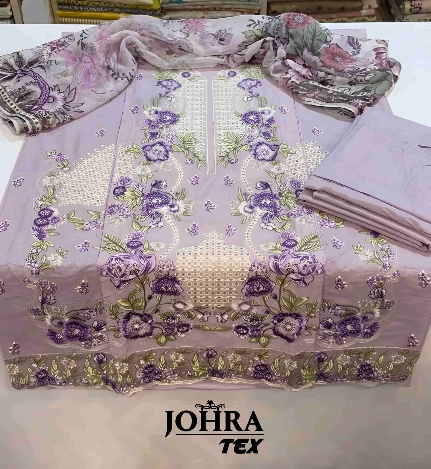 JOHRA TEX JT-198 A TO B Series Pakistani Suit Wholesale Catalogue