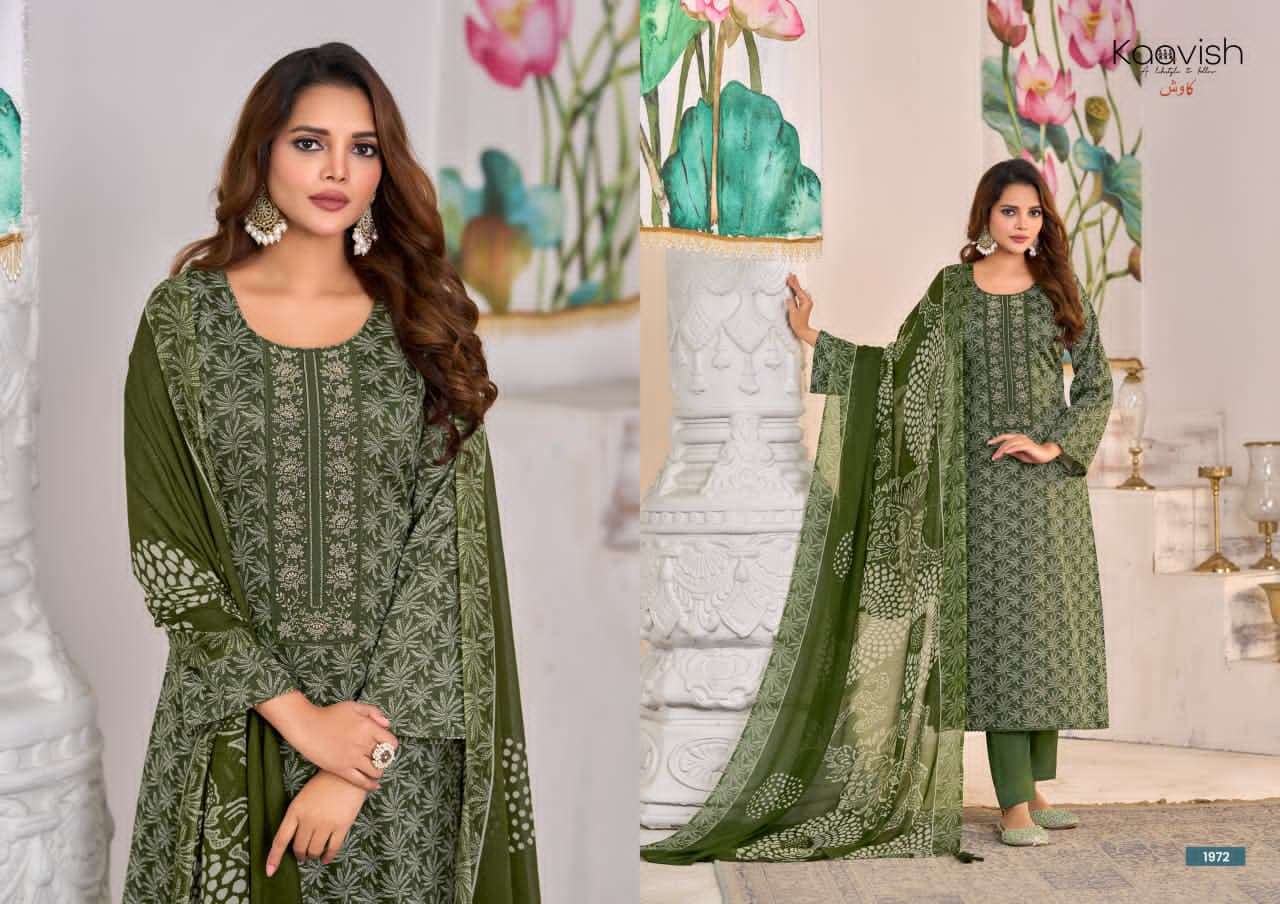 Kaavish Fashion Skyline Pure Jam Silk Dress Material - Amrah Wholesale