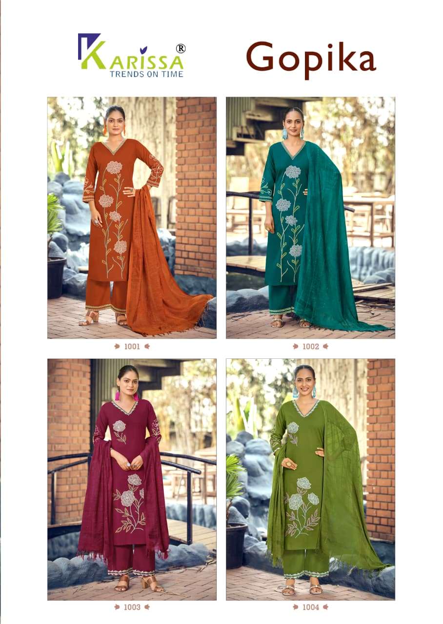 Karissa Gopika Salwar Suit Set Wholesale Catalogue - Amrah Wholesale